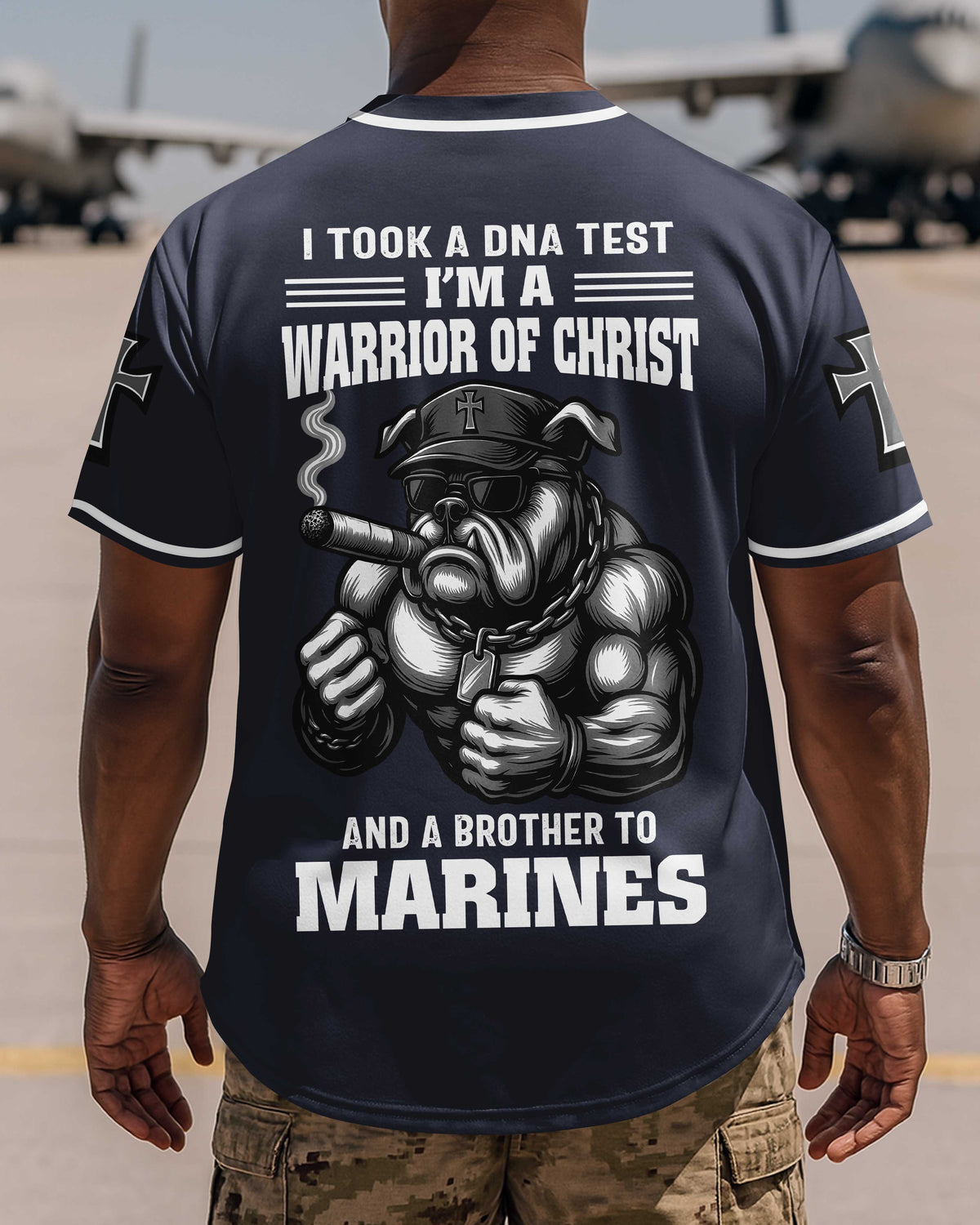 I Took A Dna Test I'm A Warrior Of Christ And A Brother To Marines Jersey