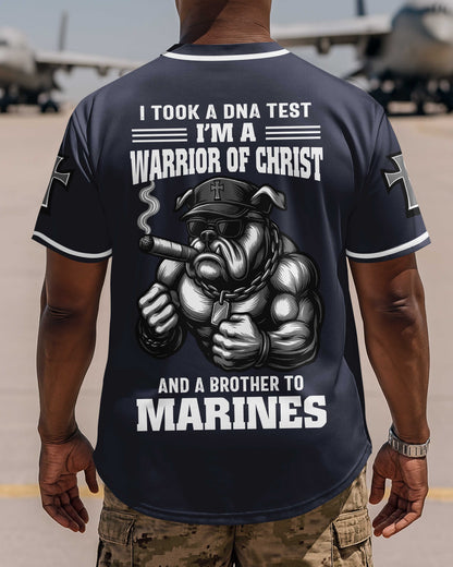 I Took A Dna Test I'm A Warrior Of Christ And A Brother To Marines Jersey