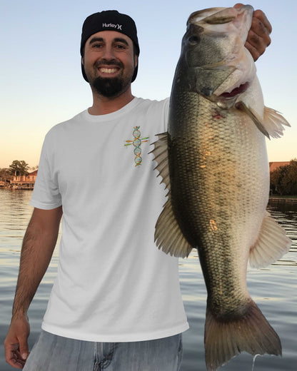 I've Got Fishing In My Dna Jesus In My Heart T-Shirt