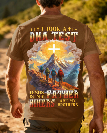 I Took A Dna Test Jesus Is My Father Hikers Are My Brothers All Over Print T-Shirt