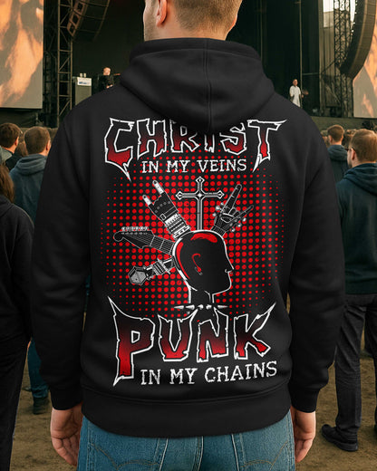 Christ In My Veins Punk In My Chains T-Shirt