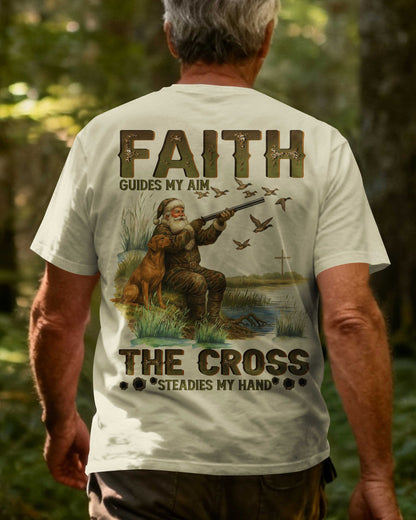 Faith Guides My Aim The Cross Steadies My Hand T-Shirt