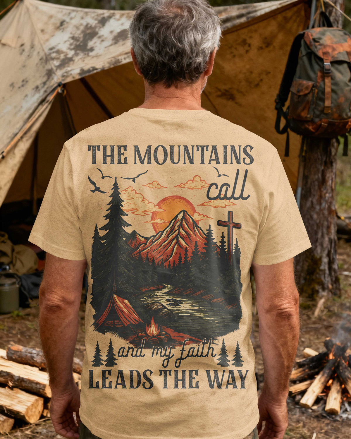 The Mountains Call And My Faith Leads The Way T-Shirt