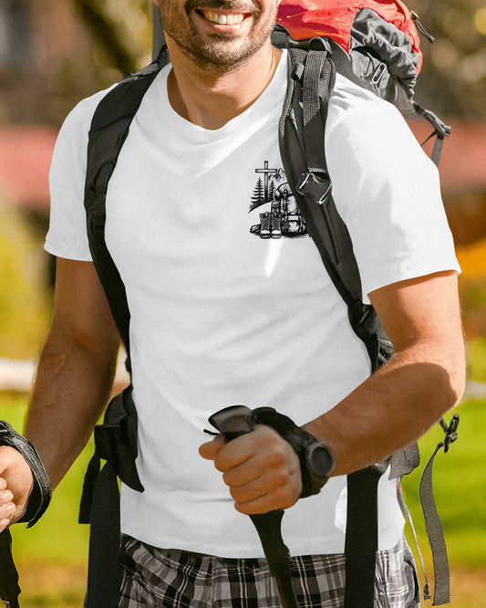 My Backpack Holds My Load But His Cross Carries My Purpose T-Shirt