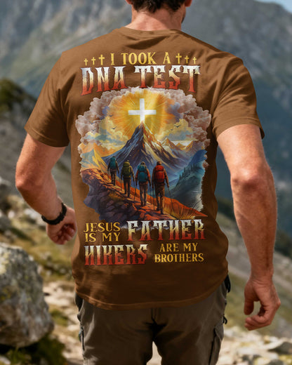 I Took A Dna Test Jesus Is My Father Hikers Are My Brothers All Over Print T-Shirt