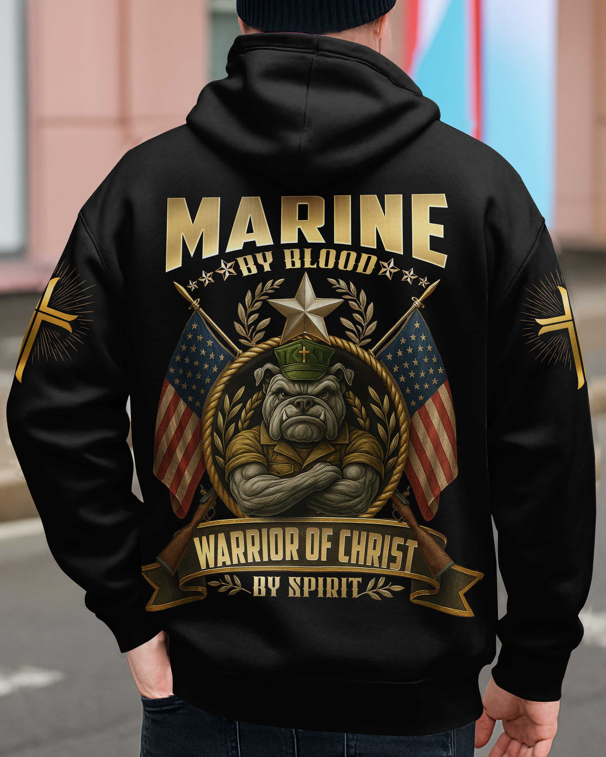 Marine By Blood Warrior Of Christ By Spirit T-Shirt
