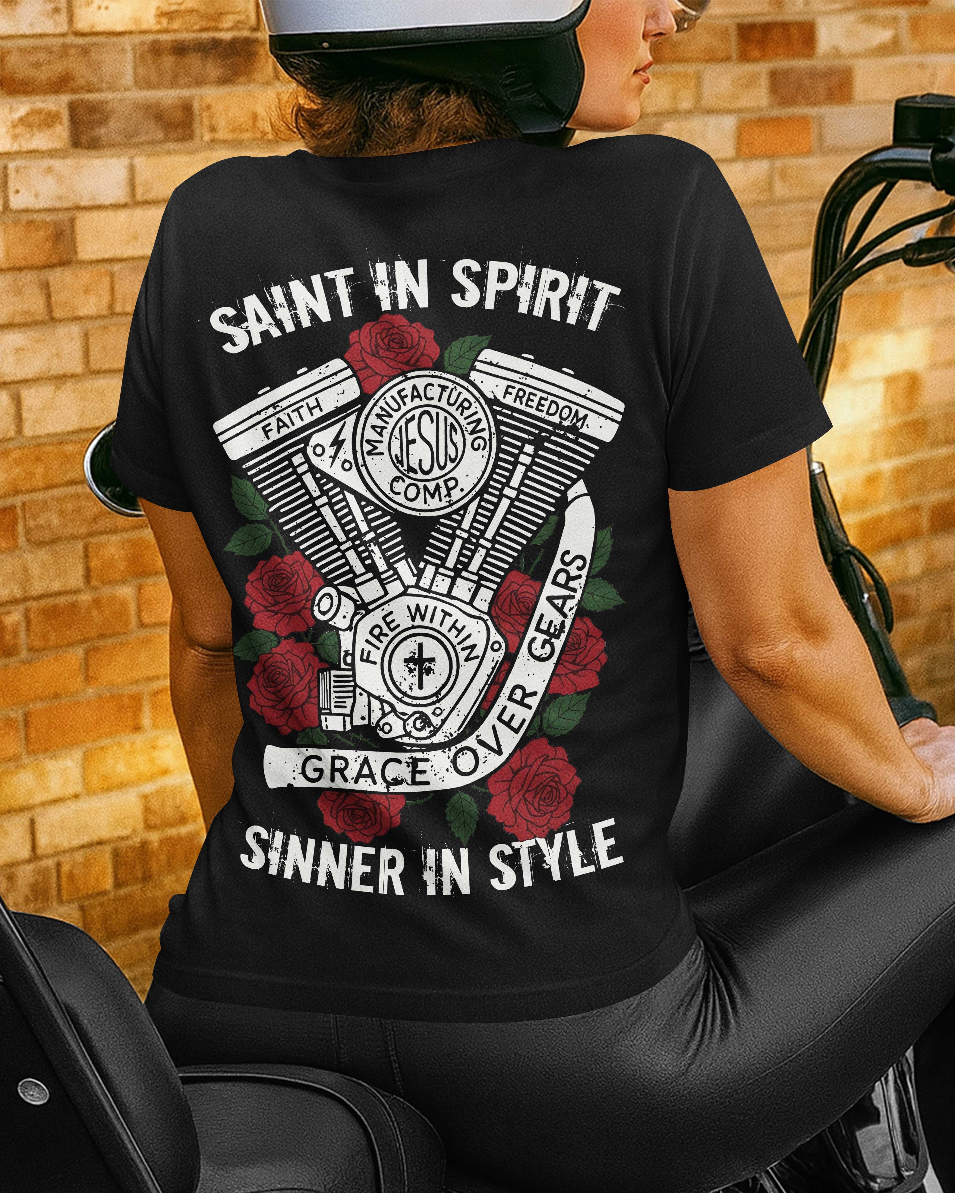 Saint In Spirit Sinner In Style T-Shirt