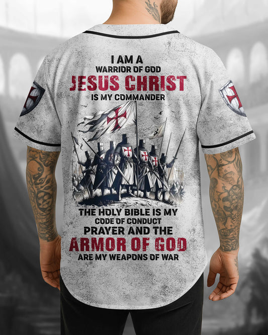 I Am A Warrior Of God Jesus Christ Is My Commander T-Shirt