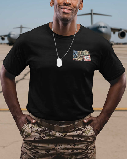 My Scars Remind Me I Was Chosen To Serve Both Country And Christ T-Shirt