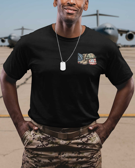 My Scars Remind Me I Was Chosen To Serve Both Country And Christ T-Shirt