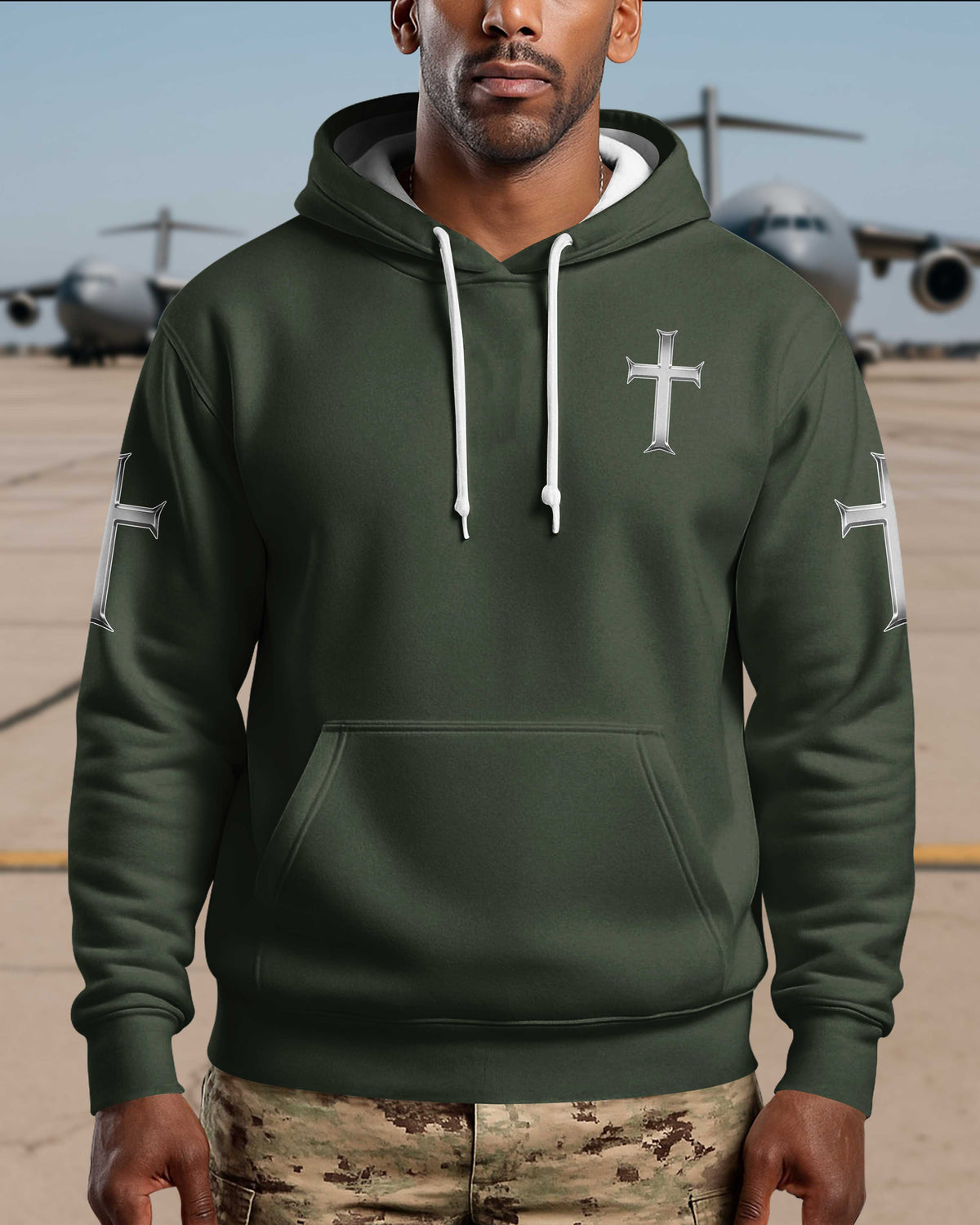 Trained By The Corps Redeemed By The Cross Hoodie