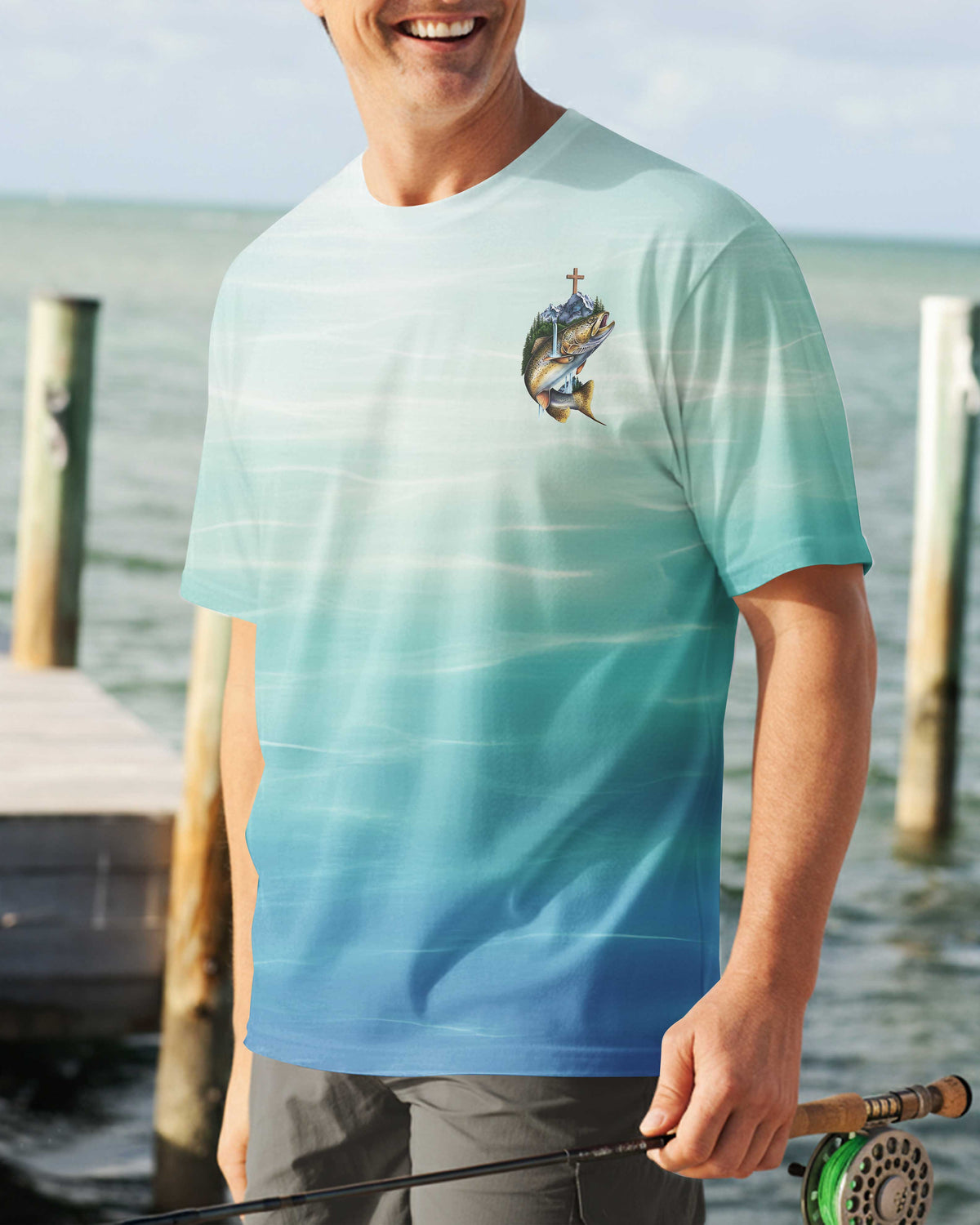I'm A Fisherman Shaped By The Water T-Shirt