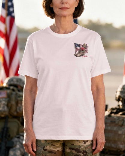A Female Veteran Who Served Her Country T-Shirt