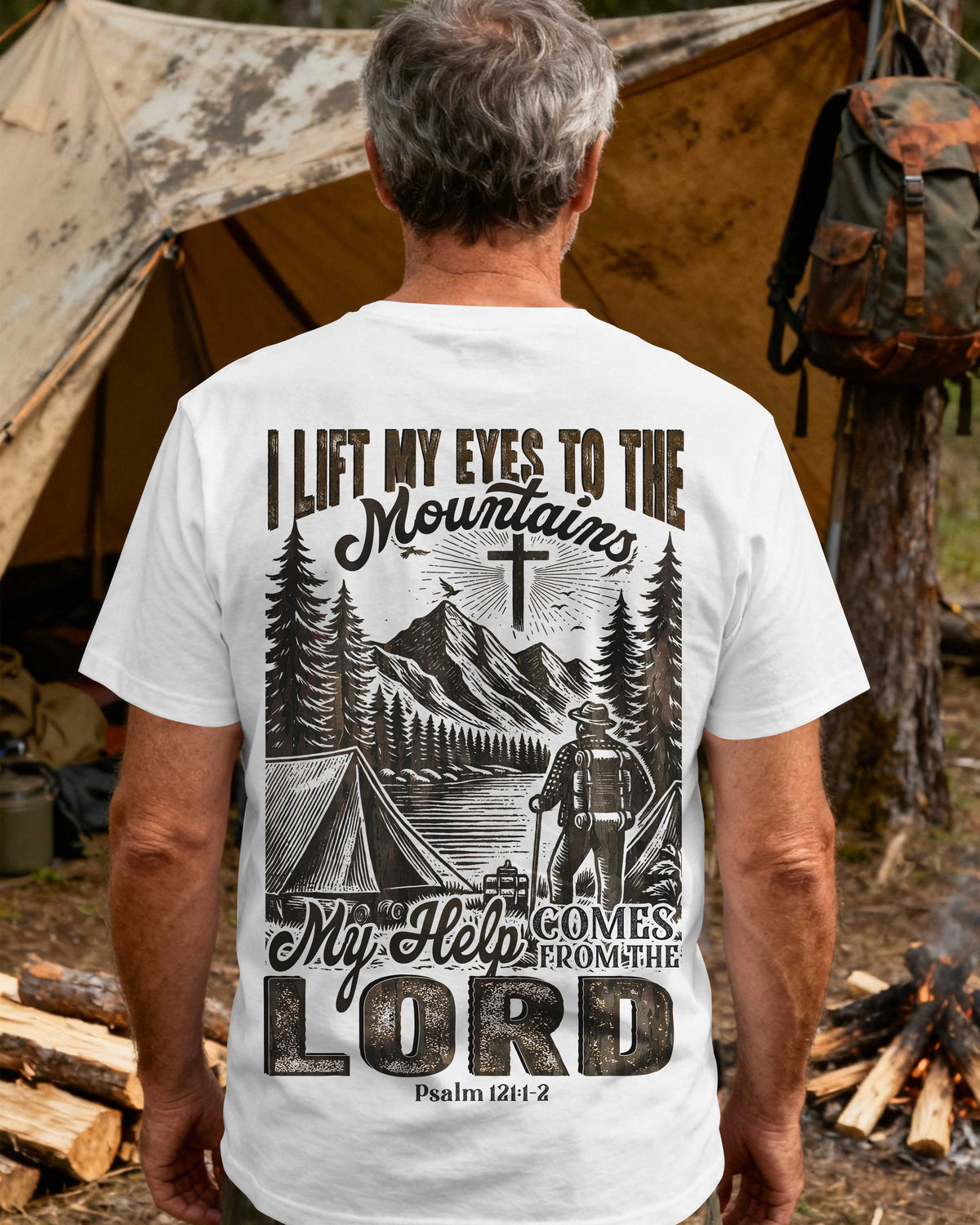 I Lift My Eyes To The Mountains My Help Comes From The Lord T-Shirt