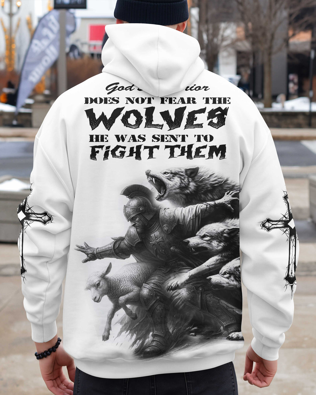 God's Warrior Does Not Fear The Wolves He Was Sent To Fight Them T-Shirt