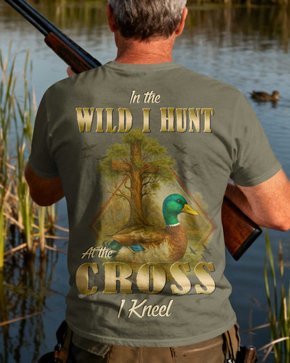 In The Wild I Hunt At The Cross I Kneel T-Shirt