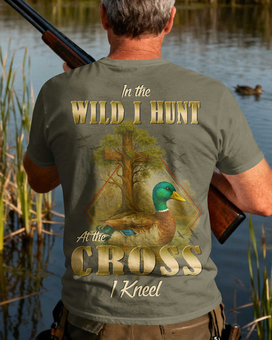 In The Wild I Hunt At The Cross I Kneel T-Shirt