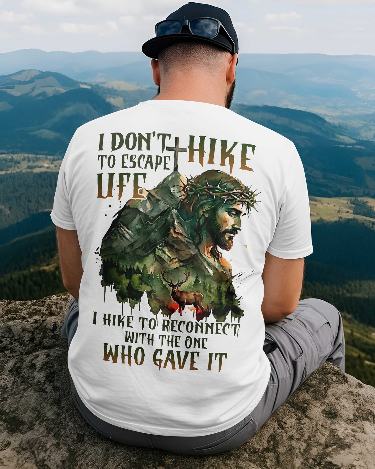 I Don't Hike To Escape Life T-Shirt