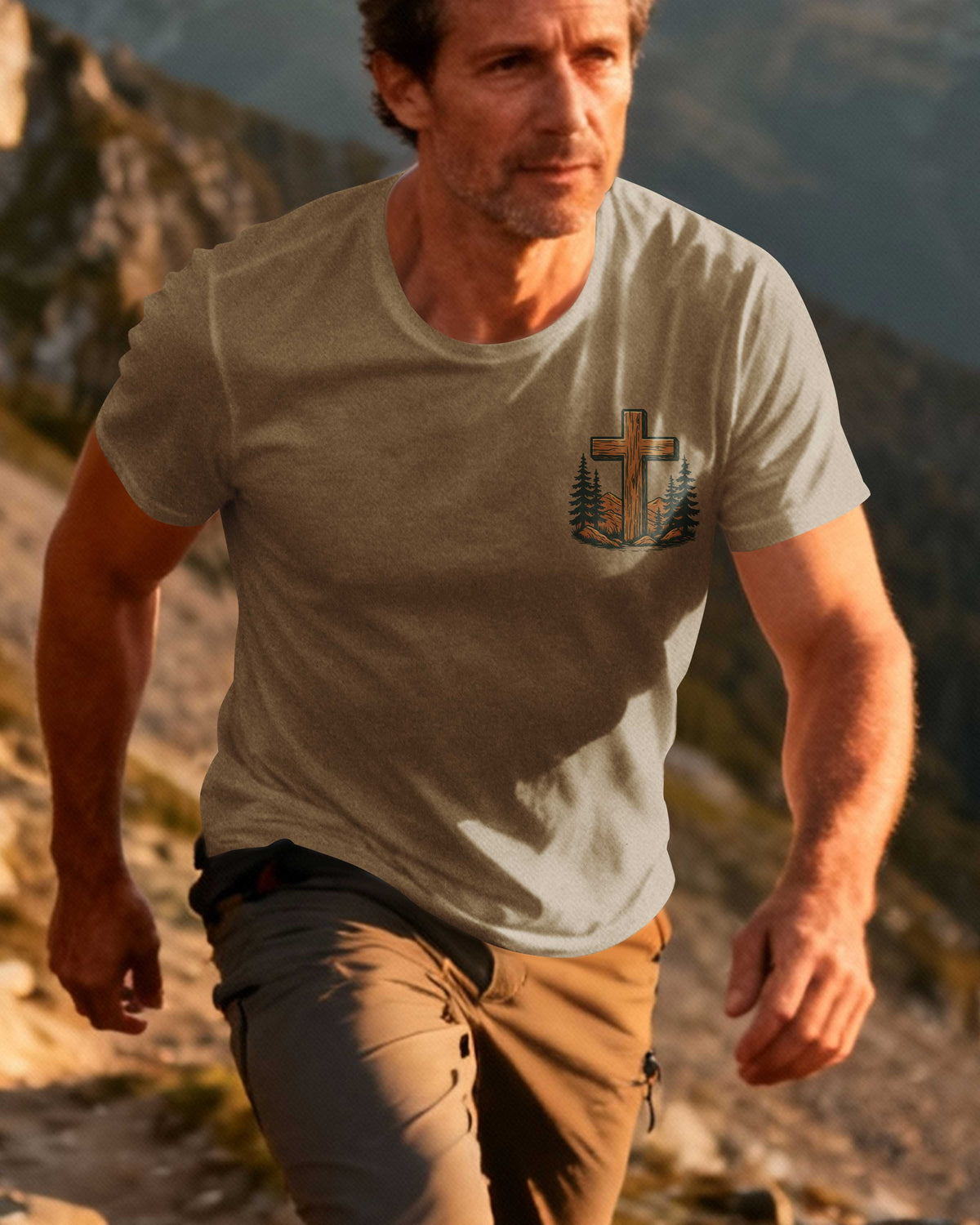 The Mountains Are Calling All Over Print T-Shirt