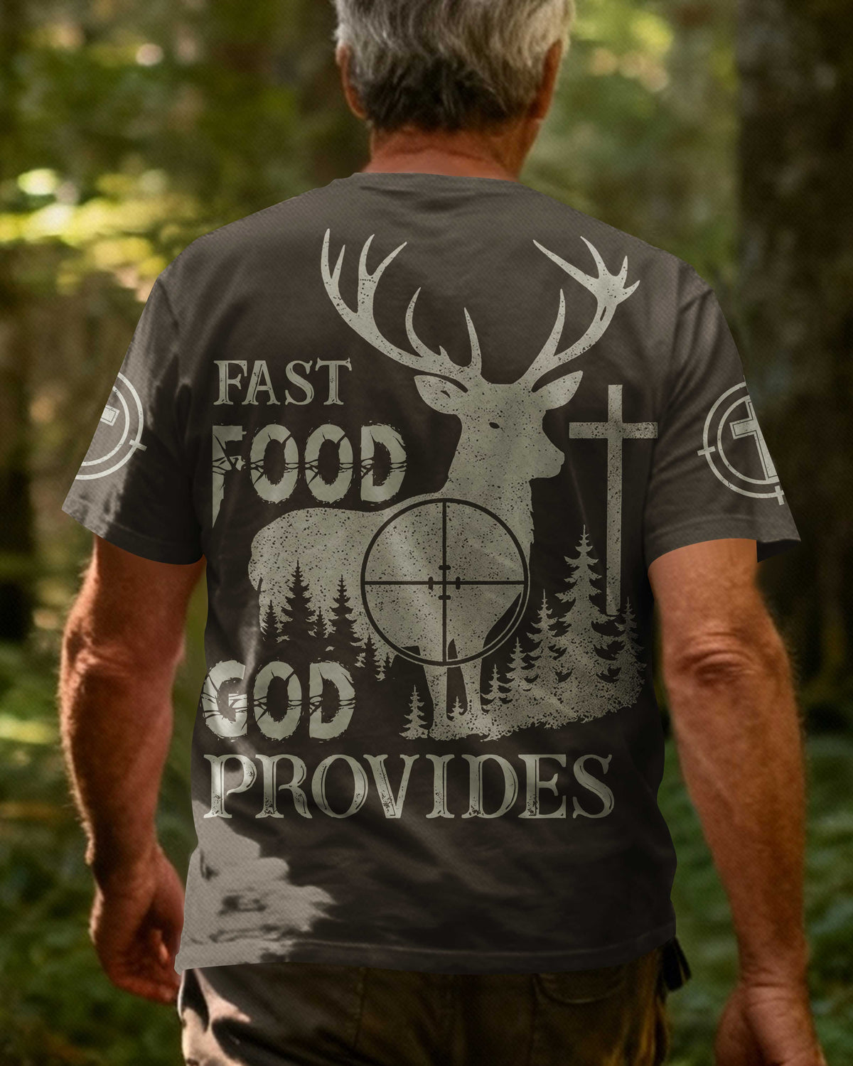 Fast Food God Provides T-Shirt