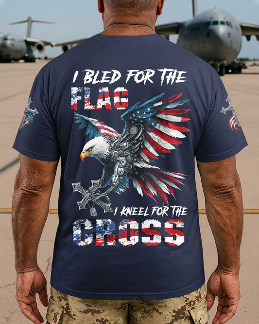 I Bled For The Flag I Kneel For The Cross T-Shirt