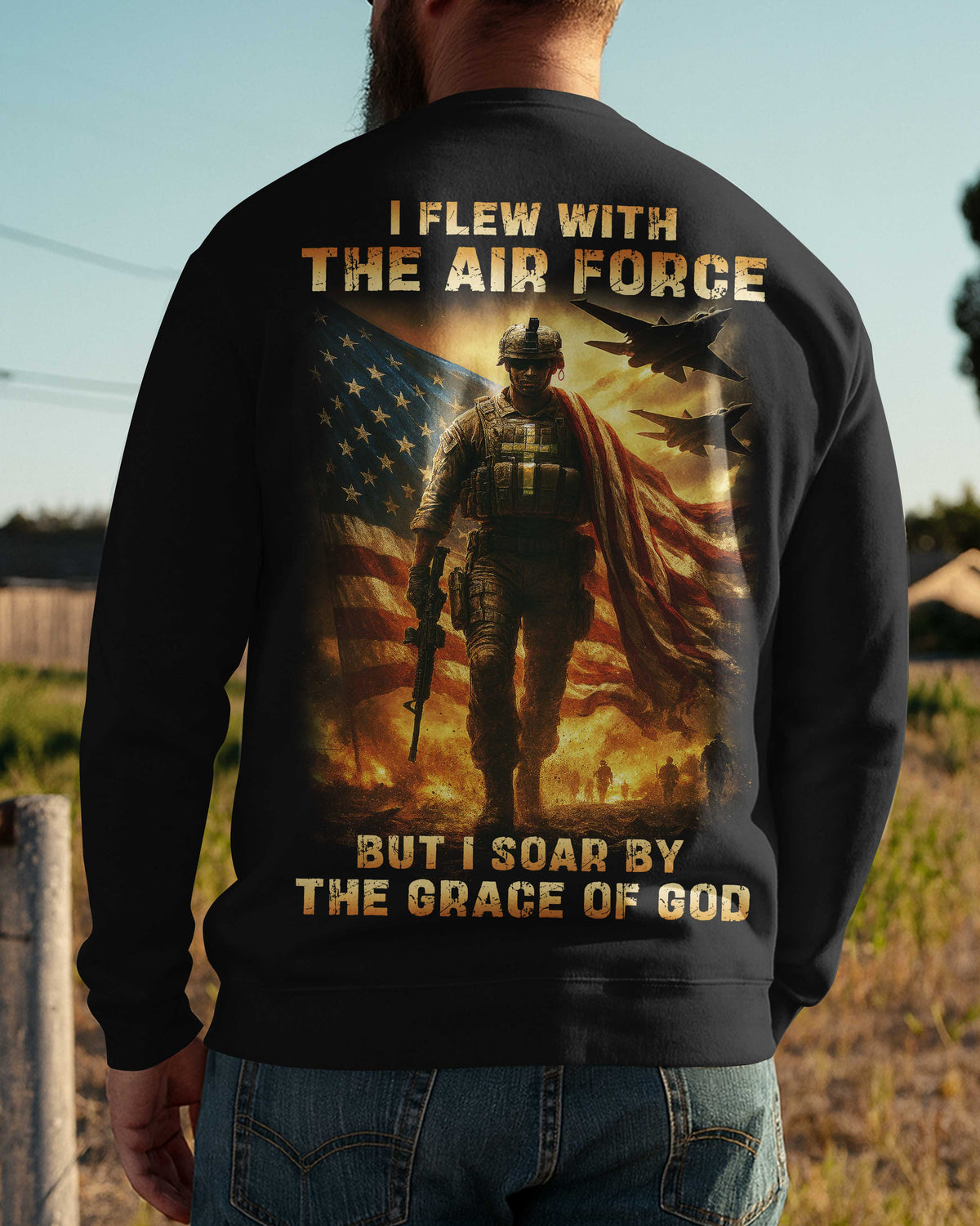 I Flew With The Air Force Sweater