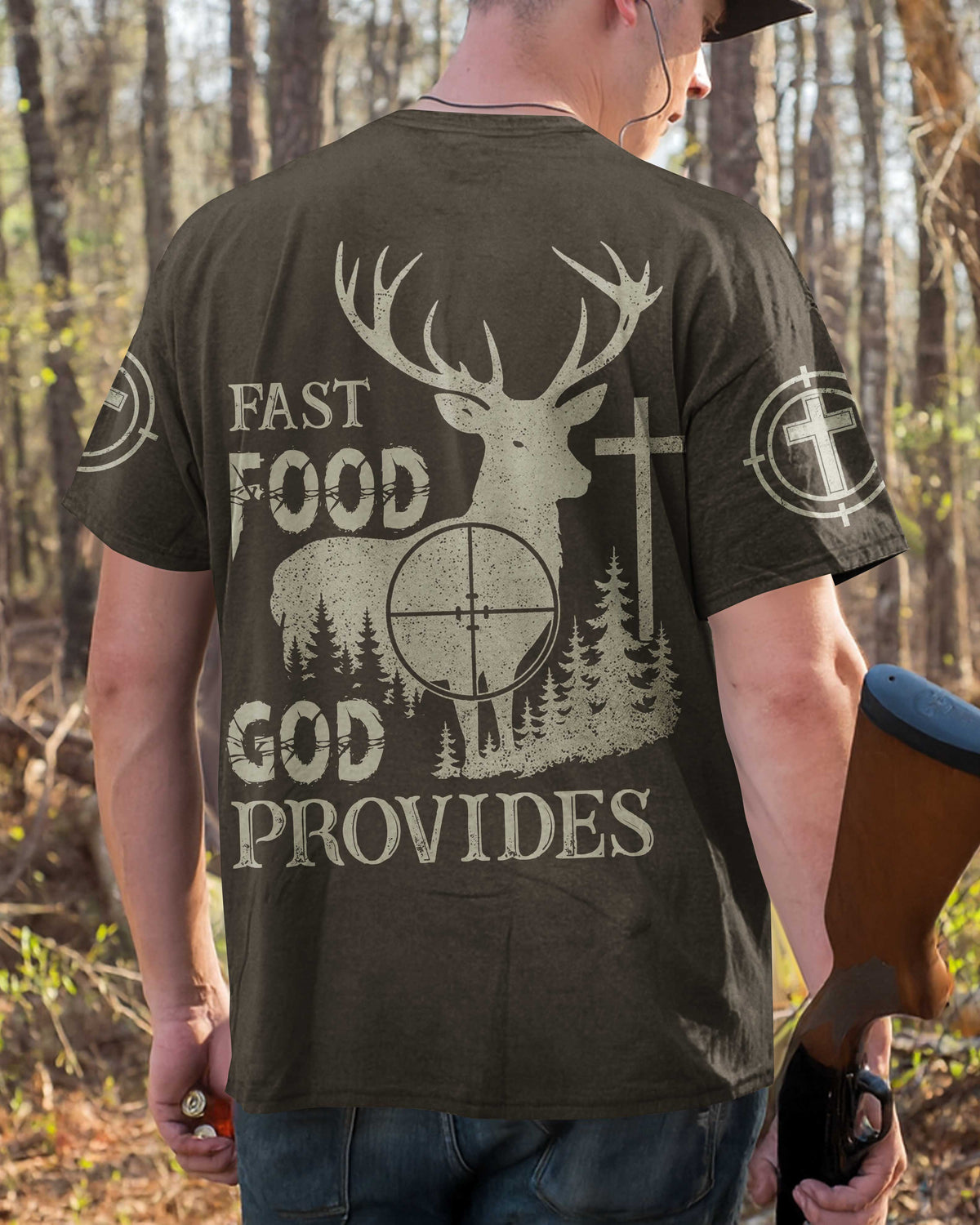 Fast Food God Provides T-Shirt