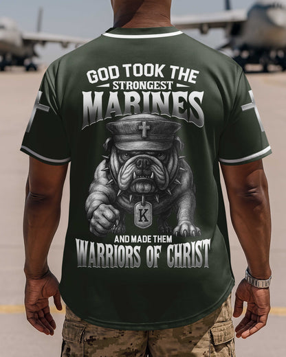 God Took The Strongest Marines And Made Them Warriors Of Christ Jersey