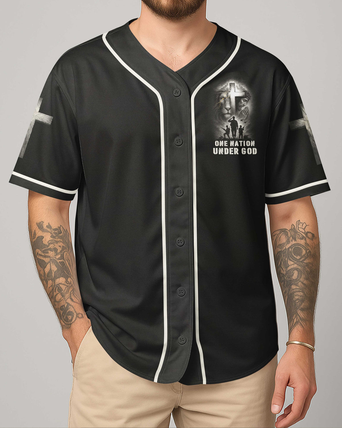 Not Just A Veteran God's Soldier Forever Jersey