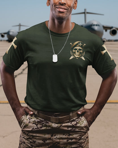 Blessed Be The Lord My Rock Who Trains My Hands For War T-Shirt
