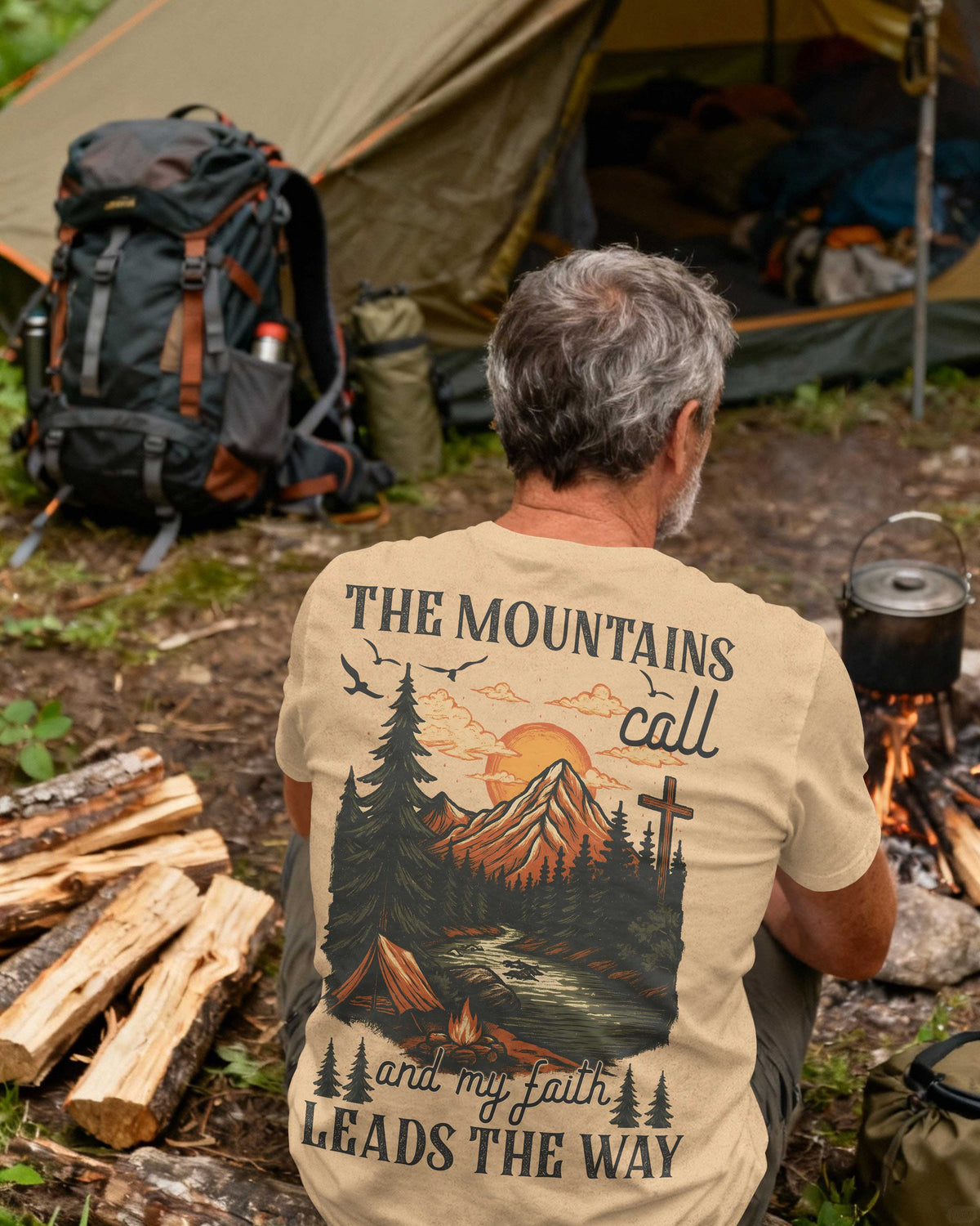 The Mountains Call And My Faith Leads The Way T-Shirt