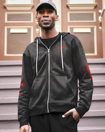 Let Your Faith Be Bigger Than Your Fear All Over Print Zip Hoodie