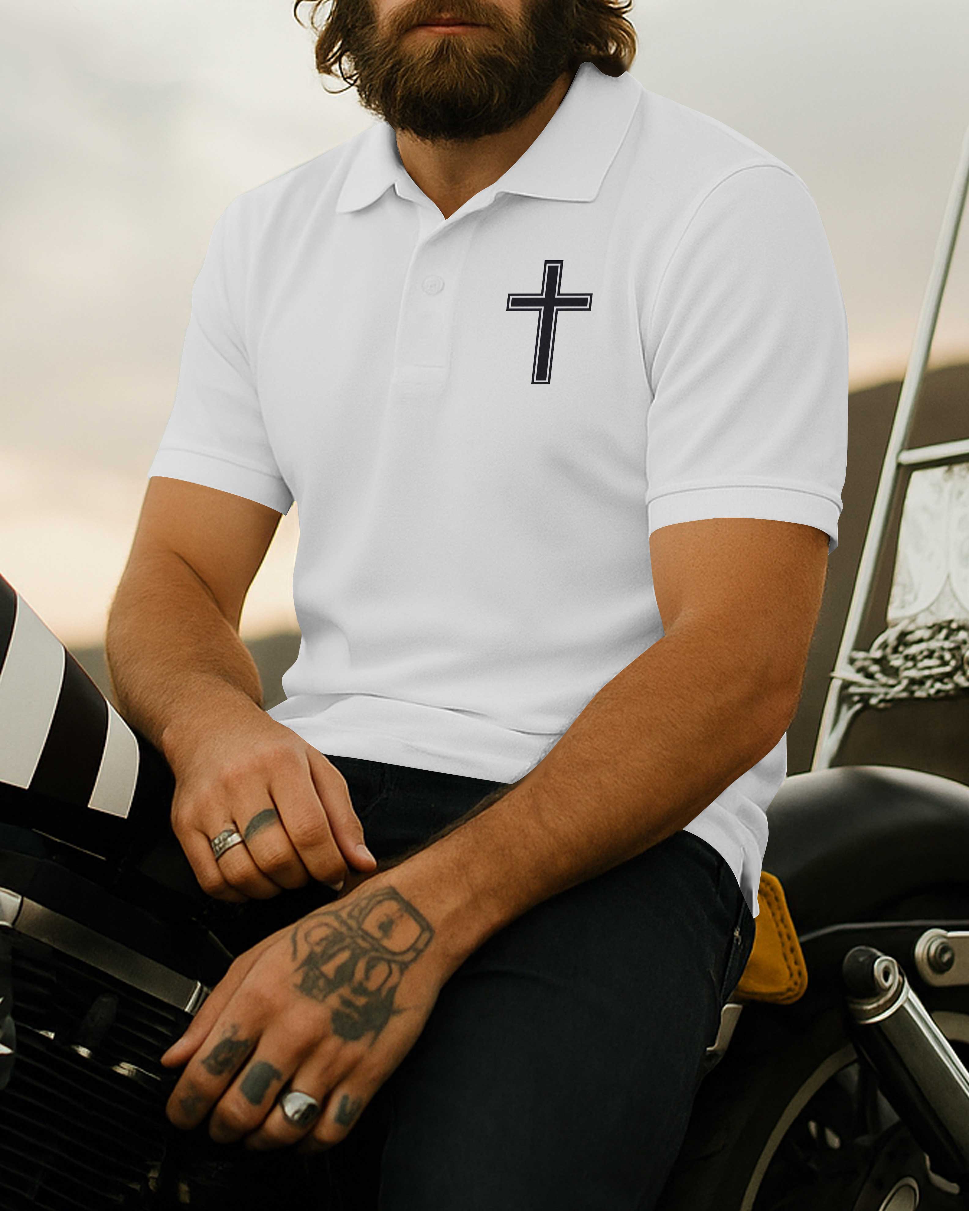 My Faith Is Louder Than My Exhaust All Over Print Polo
