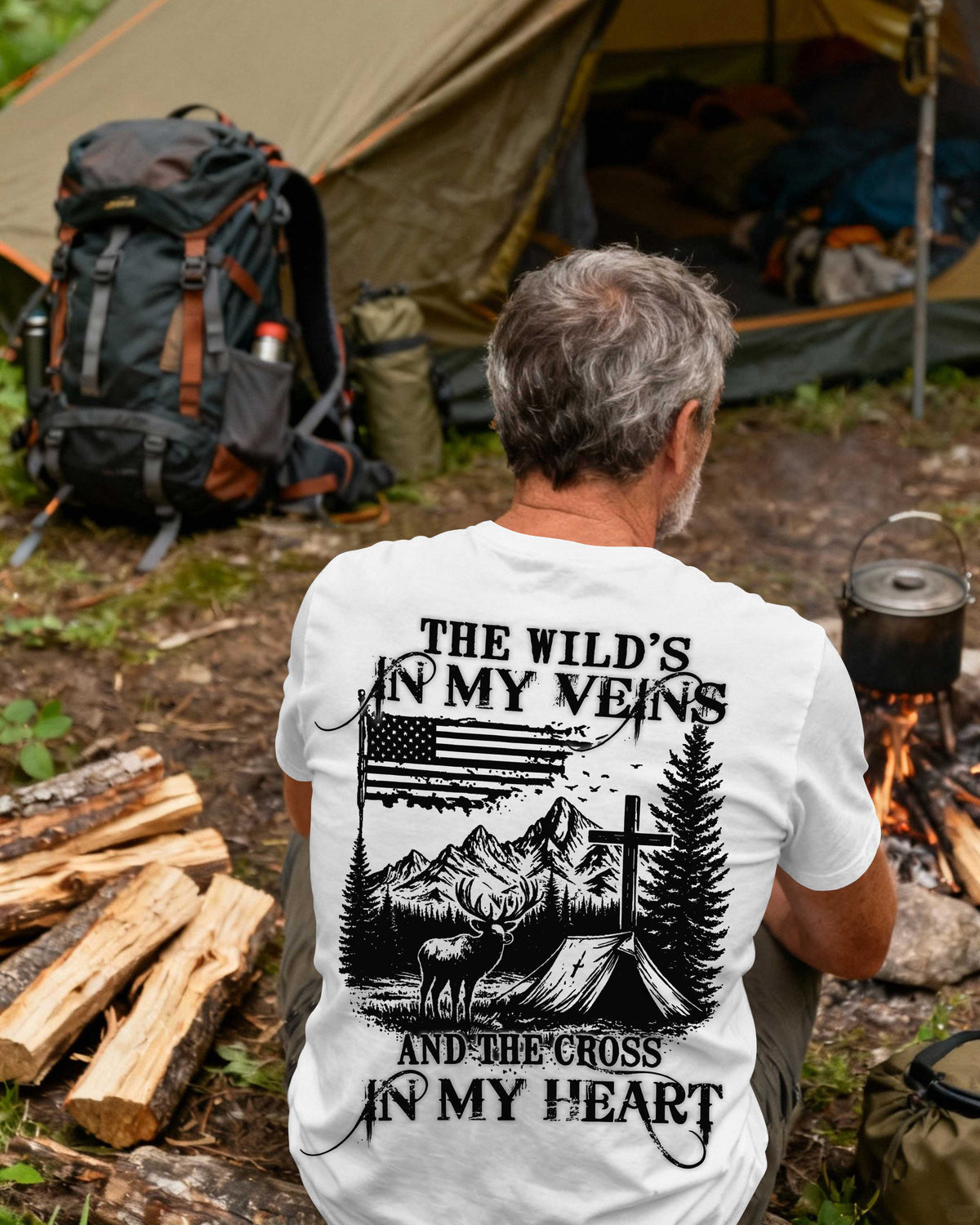 The Wild's In My Veins And The Cross In My Heart T-Shirt