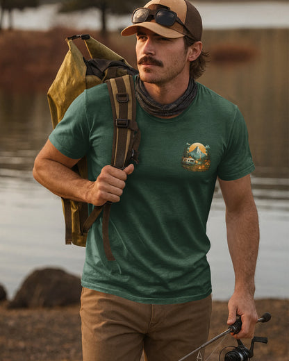 All I Need Today Is A Little Bit Of Camping All Over Print T-Shirt