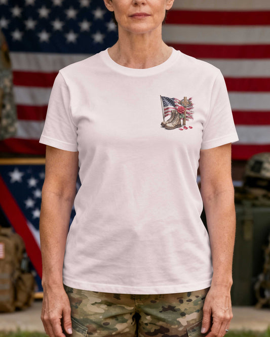 A Female Veteran Who Served Her Country T-Shirt