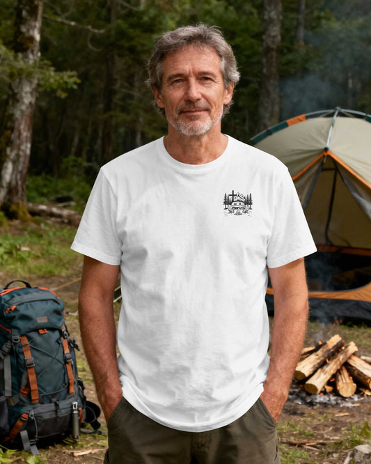The Mountains Are Calling And So Is My Savior All Over Print T-Shirt