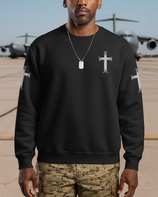 Trained By The Corps Redeemed By The Cross Sweater