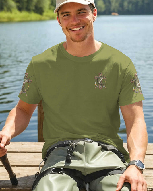 Jesus Is My Savior Fishing Is My Therapy T-Shirt