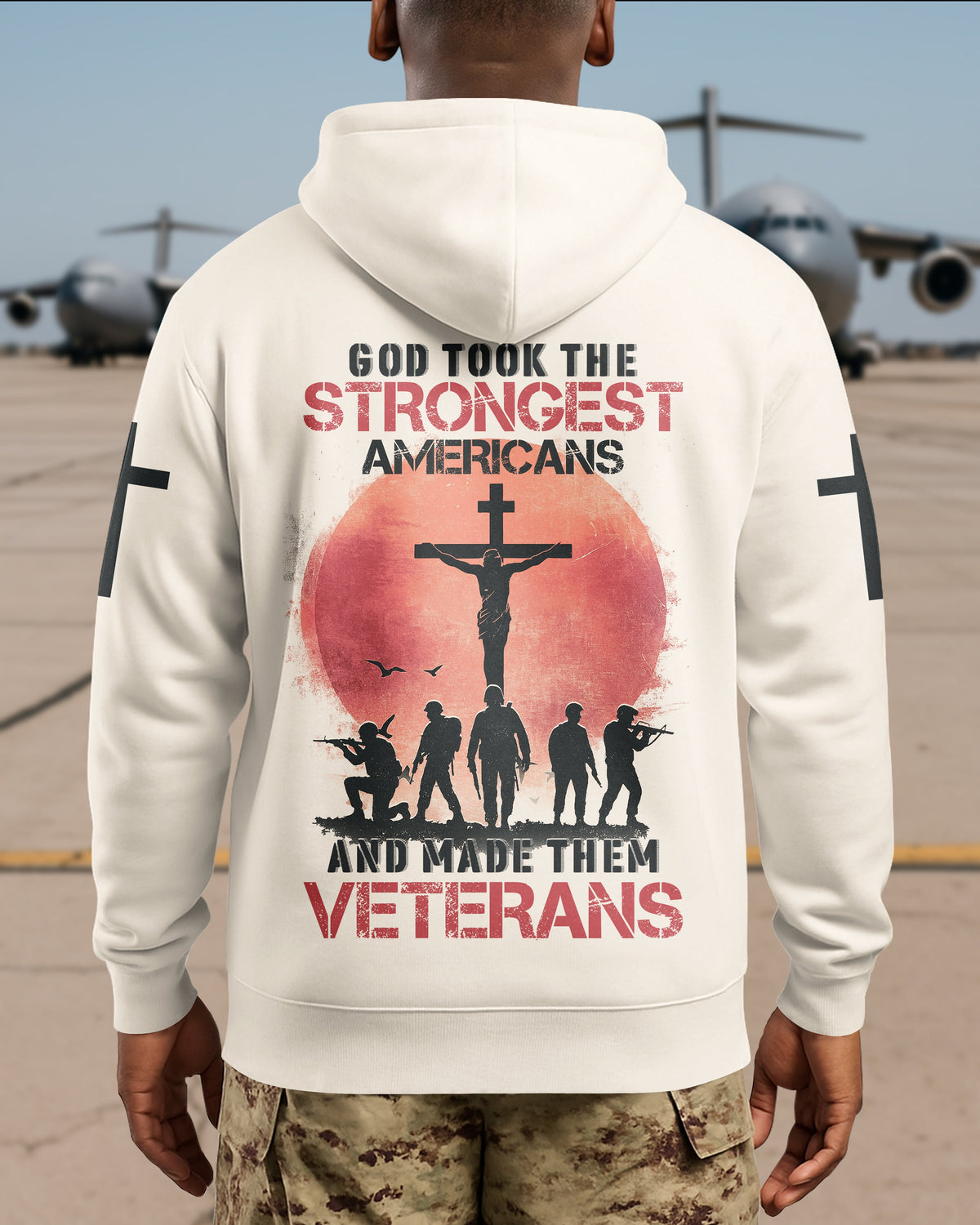 God Took The Strongest Americans And Made Them Veterans T-Shirt