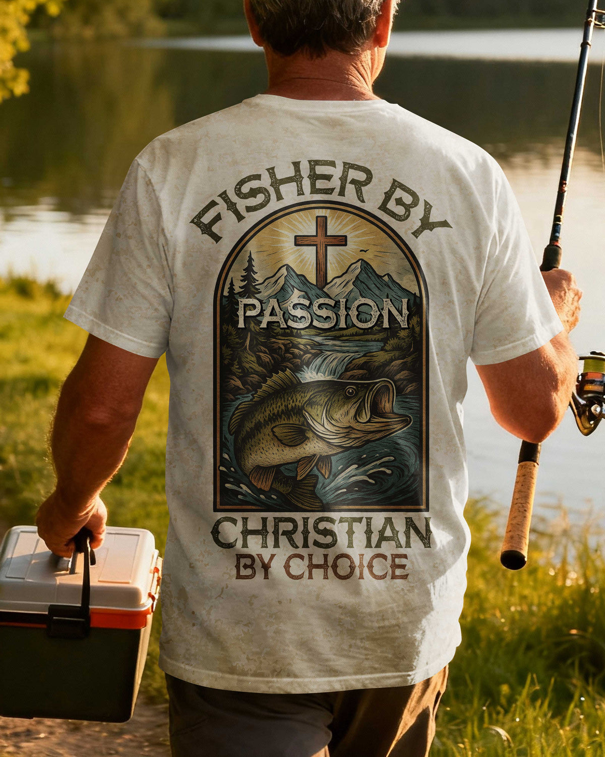 Fisher By Passion Christian By Choice T-Shirt