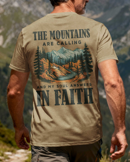 The Mountains Are Calling All Over Print T-Shirt