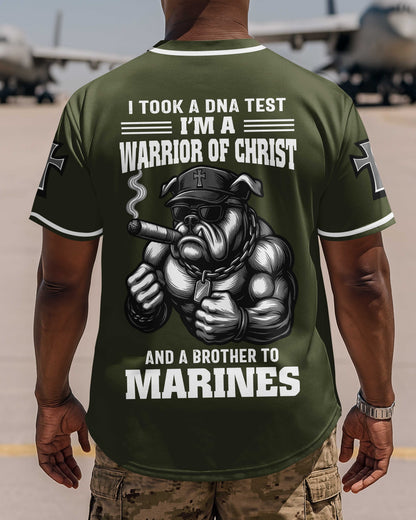 I Took A Dna Test I'm A Warrior Of Christ And A Brother To Marines Jersey