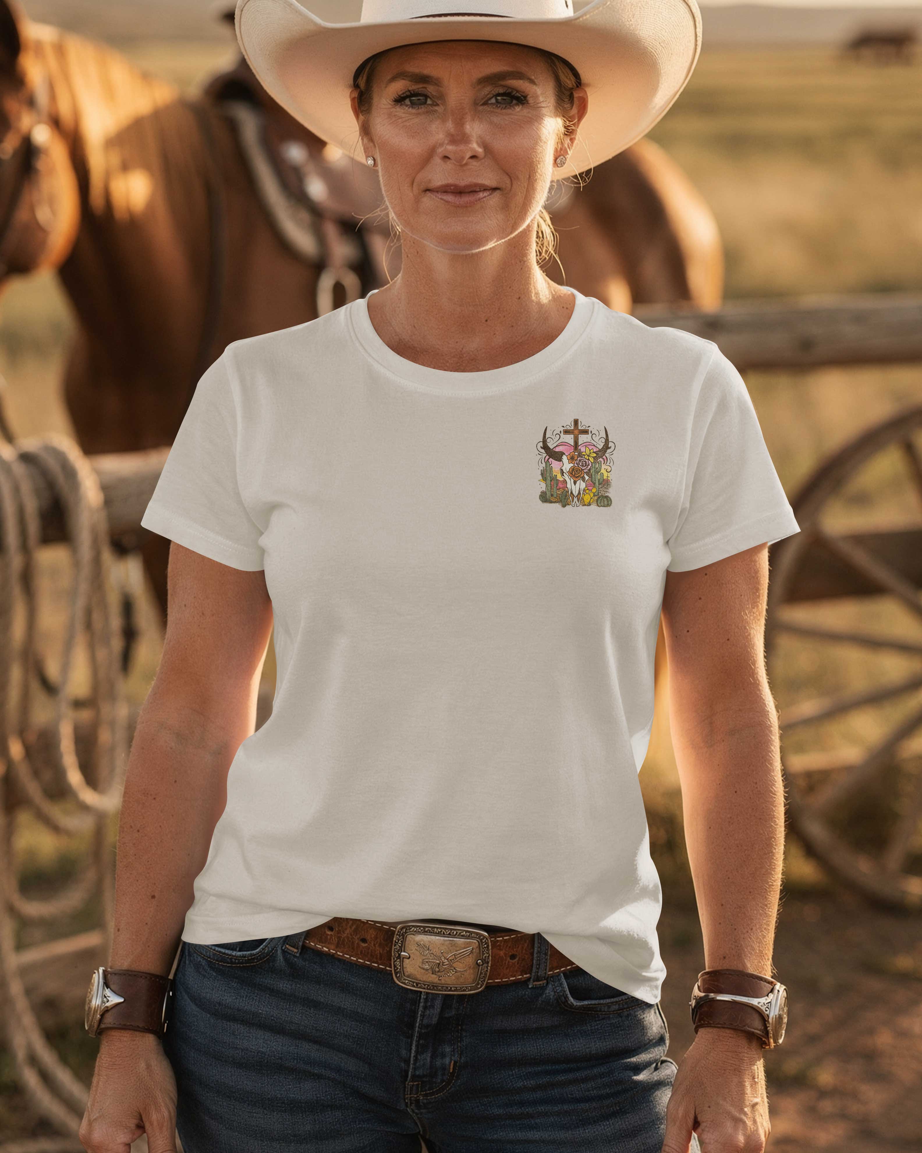 I Ride With Purpose Because Christ Guides My Way T-Shirt