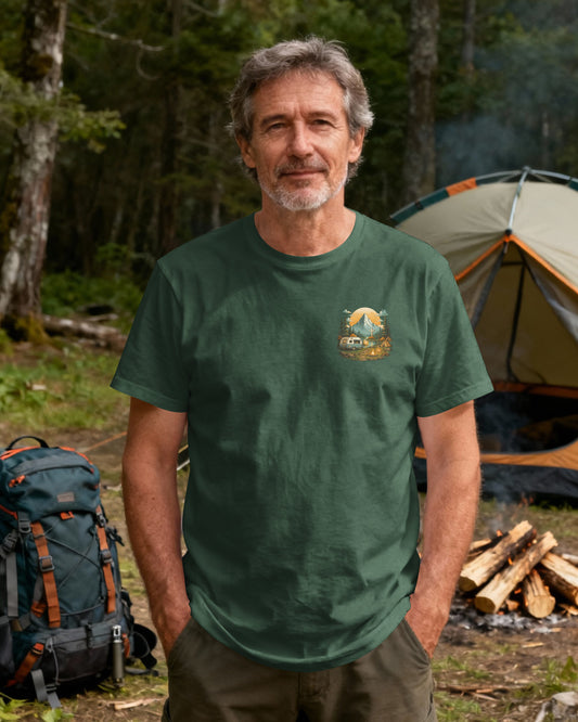 All I Need Today Is A Little Bit Of Camping All Over Print T-Shirt
