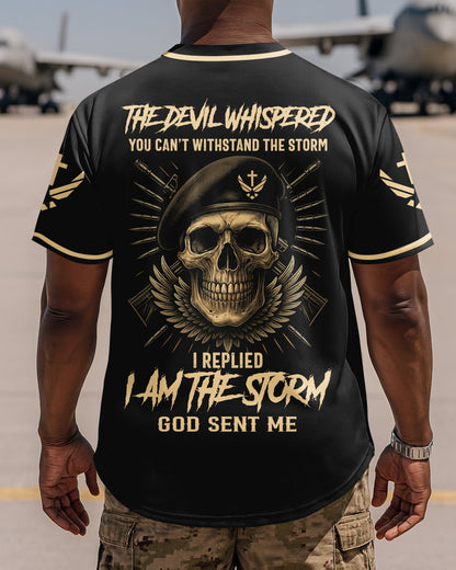 The Devil Whispered You Can't Withstand The Storm I Replied I Am The Storm God Sent Me T-Shirt