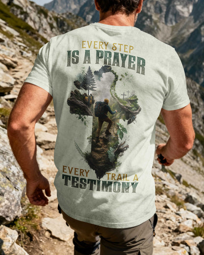 Every Step Is A Prayer Every Trail A Testimony All Over Print T-Shirt