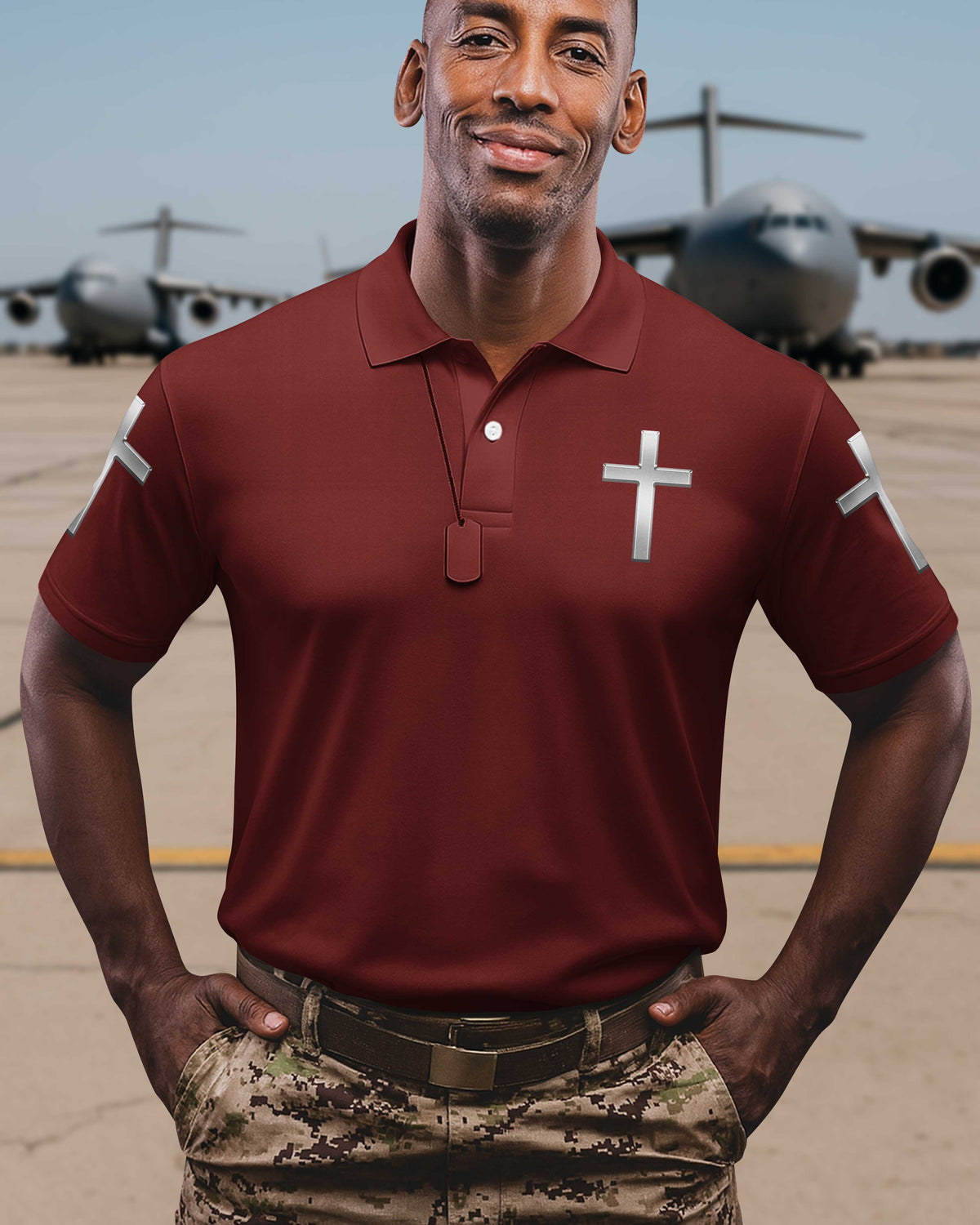 God Took The Strongest Marines And Made Them Warriors Of Christ Polo