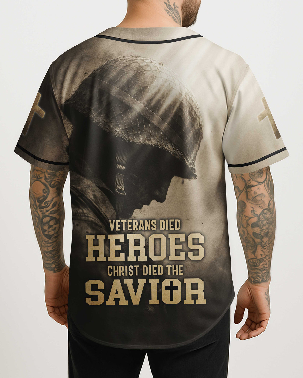 Veterans Died Heroes Christ Died The Savior T-Shirt