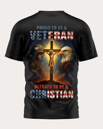 Proud To Be A Veteran All Over Print T-Shirt